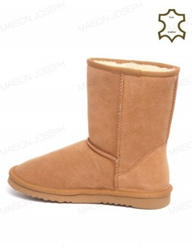 Botte Mouton Taille Colorie Bottes Fourr Es Camel