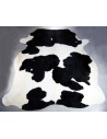 Peau vache exotique noir et blache 200x170cm (~4m²)