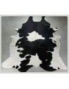Peau vache normande noire et blanche 200x170 cm (~4m²)