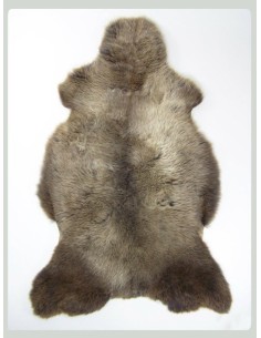 Peau de mouton 1er Choix  décorative chiné 100x80cm