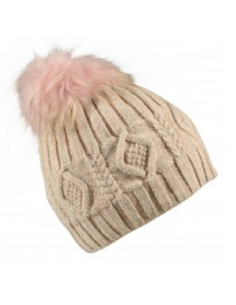 Bonnet Laine & Cachemire Rose Motif 2