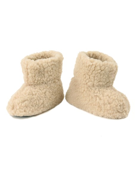 Slippers Babou in Sheepwool - Made in France