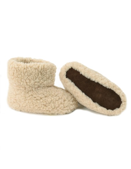 Slippers Babou in Sheepwool - Made in France