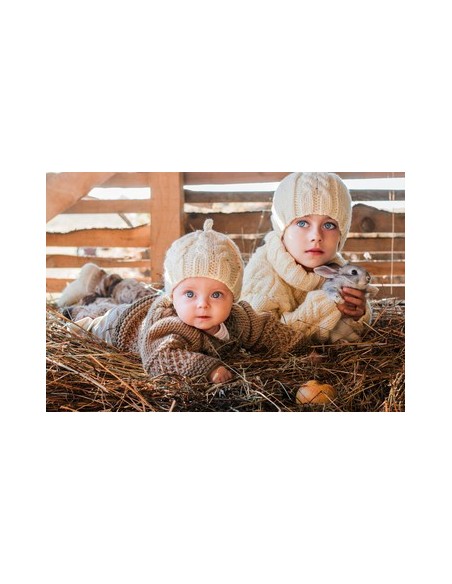 001ZE BONNET LAINE ENFANT - Taille Unique