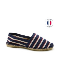 Espadrilles Basque MADE IN FRANCE Bleu Blanc Rouge G24