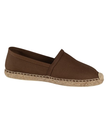 Espadrilles Premier Prix en toile traditionnelle Choco