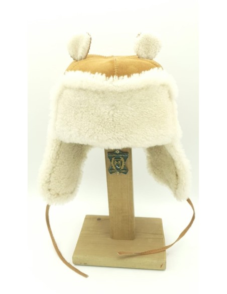 Chapka en peau de mouton Oreille