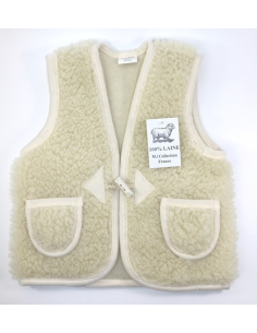Gilet de berger 100% laine Enfant