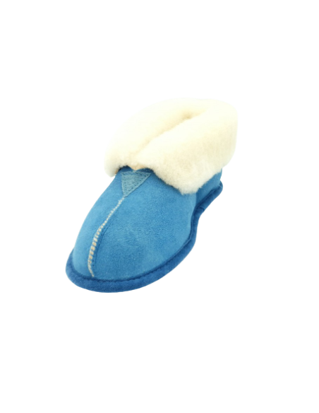 Slippers Vegetable Tanning in Sheepskin - Made in France