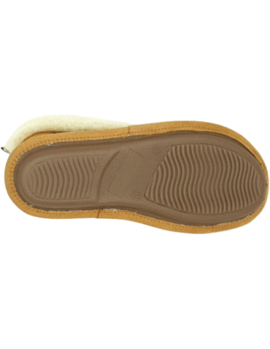 Slippers Vegetable Tanning in Sheepskin - Made in France