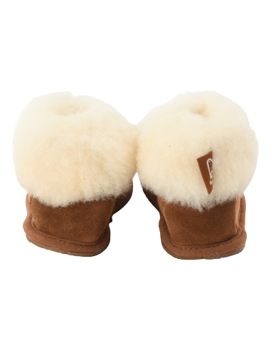 Slippers Vegetable Tanning in Sheepskin - Made in France