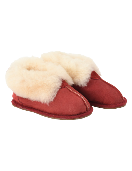 Slippers Vegetable Tanning in Sheepskin - Made in France