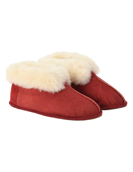 Slippers Vegetable Tanning in Sheepskin - Made in France