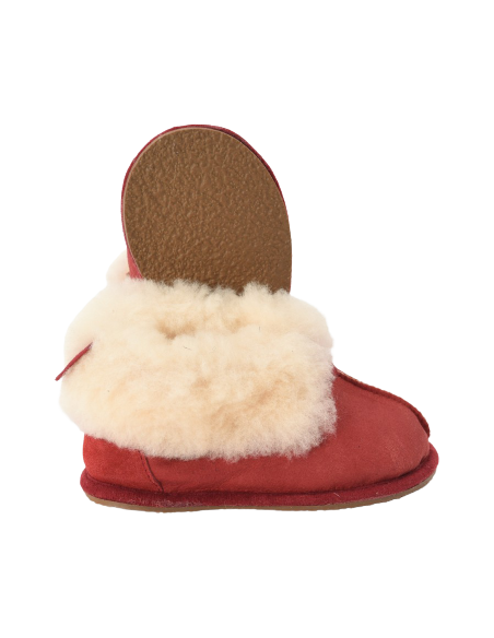 Slippers Vegetable Tanning in Sheepskin - Made in France
