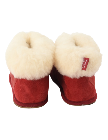Slippers Vegetable Tanning in Sheepskin - Made in France