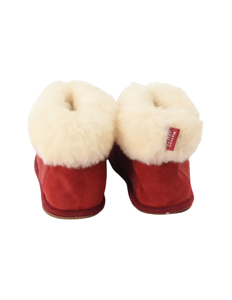 Slippers Vegetable Tanning in Sheepskin - Made in France