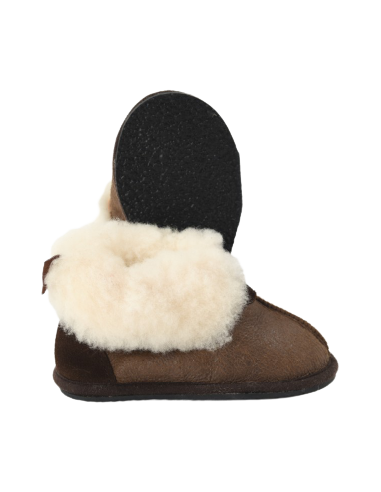 Slippers Vegetable Tanning in Sheepskin - Made in France