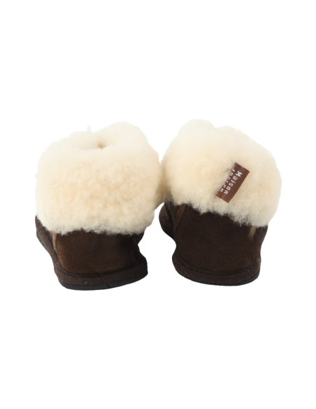 Slippers Vegetable Tanning in Sheepskin - Made in France