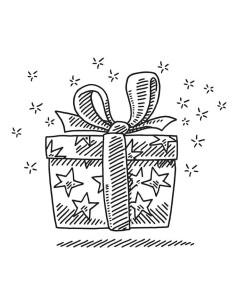 Emballage cadeau pour Noël/Anniversaire