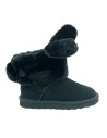 Bottes Enfant Cuir Fourrée Polaire Lapin