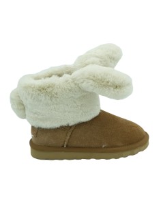 Bottes Enfant Cuir Fourrée Polaire Lapin