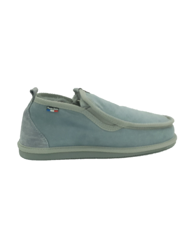 Chaussons Baigura Bleu Mouton Mérinos