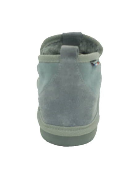 Chaussons Baigura Bleu Mouton Mérinos