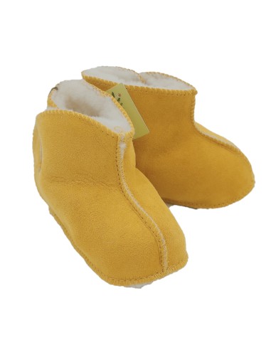 Child Slippers Boots in Sheepskin - Made in France