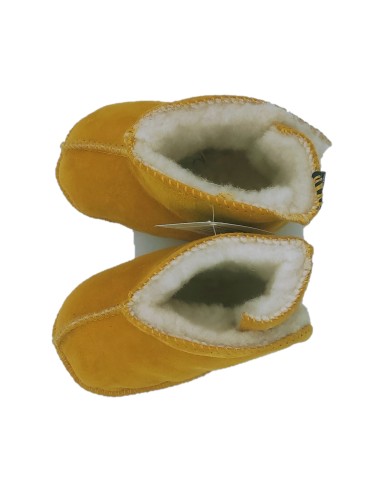 Child Slippers Boots in Sheepskin - Made in France