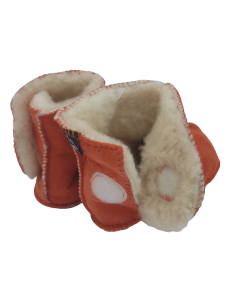 Child Slippers Boots in Sheepskin - Made in France 2