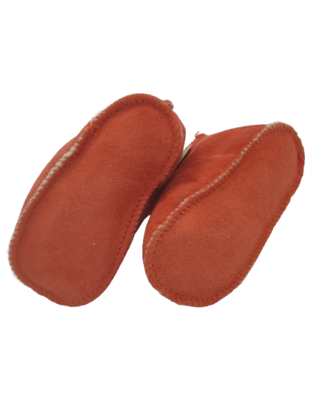 Child Slippers Boots in Sheepskin - Made in France