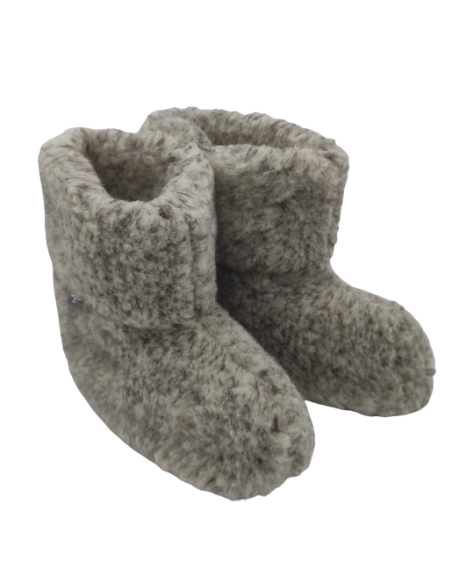 Slippers Babou in Sheepwool - Made in France