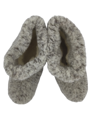 Slippers Babou in Sheepwool - Made in France