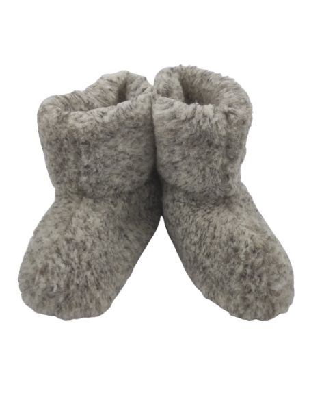Slippers Babou in Sheepwool - Made in France