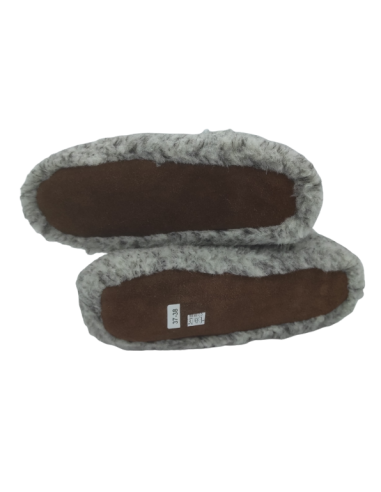 Chaussons Bottes Babou 100% laine Grise