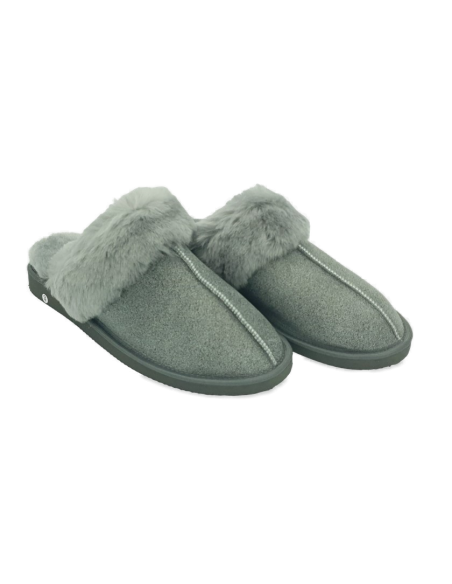 Slippers Mules in Sheepskin - Made in France