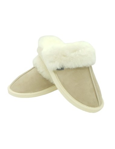 Slippers Mules in Sheepskin - Made in...