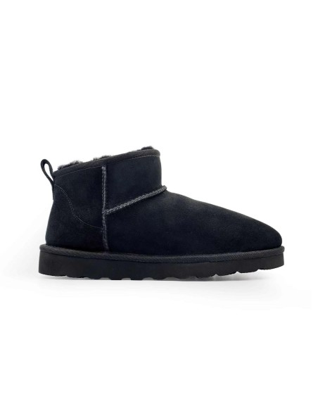 Bottes fourrées 100% mouton Ultra Mini Noir