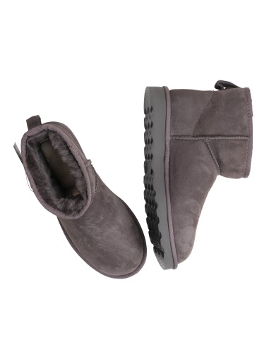 Bottes fourrées mini 100% mouton Gris