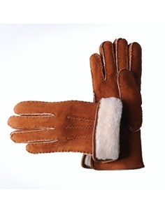 Gants Sellier Mouton Femme Brandy