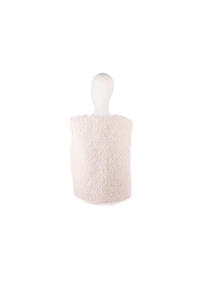 Boléro en Laine 100% Naturelle Adulte - Couleur Latté