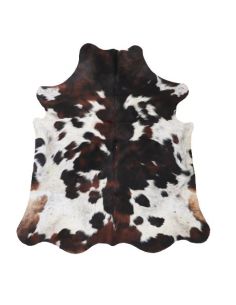 Peau vache Tricolore Brune