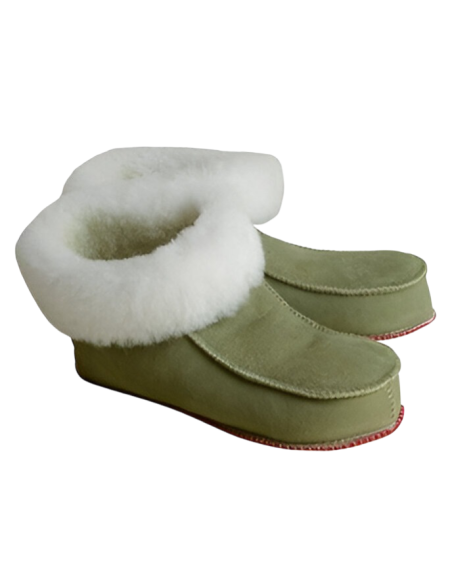 Slippers Chalet in Sheepskin - Made in France