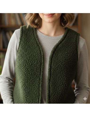 100% Natural Wool Bolero for Adults -...