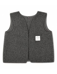 Boléro en Laine 100% Naturelle Adulte - Couleur Gris