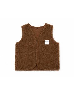 Boléro en Laine 100% Naturelle Adulte - Couleur Caramel