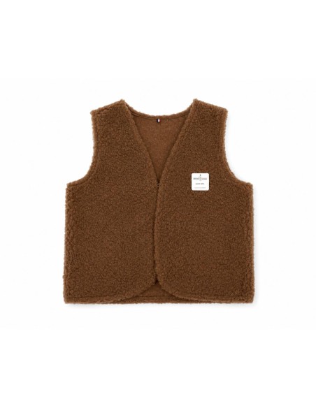 Boléro en Laine 100% Naturelle Adulte - Couleur Caramel