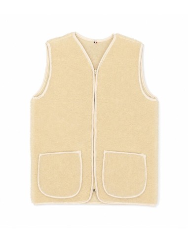 Gilet Berger Zip Laine 100% Naturelle...