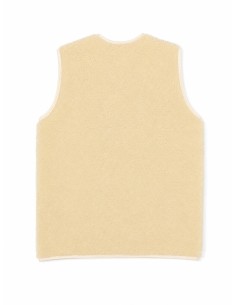 Gilet Berger Zip Laine 100% Naturelle - Couleur Ecru 2