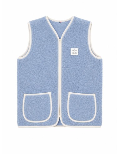 Gilet Berger Zip Laine 100% Naturelle...